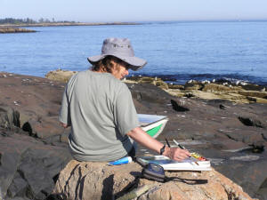 art workshops at Eagle Hill copyright Jan Prentice