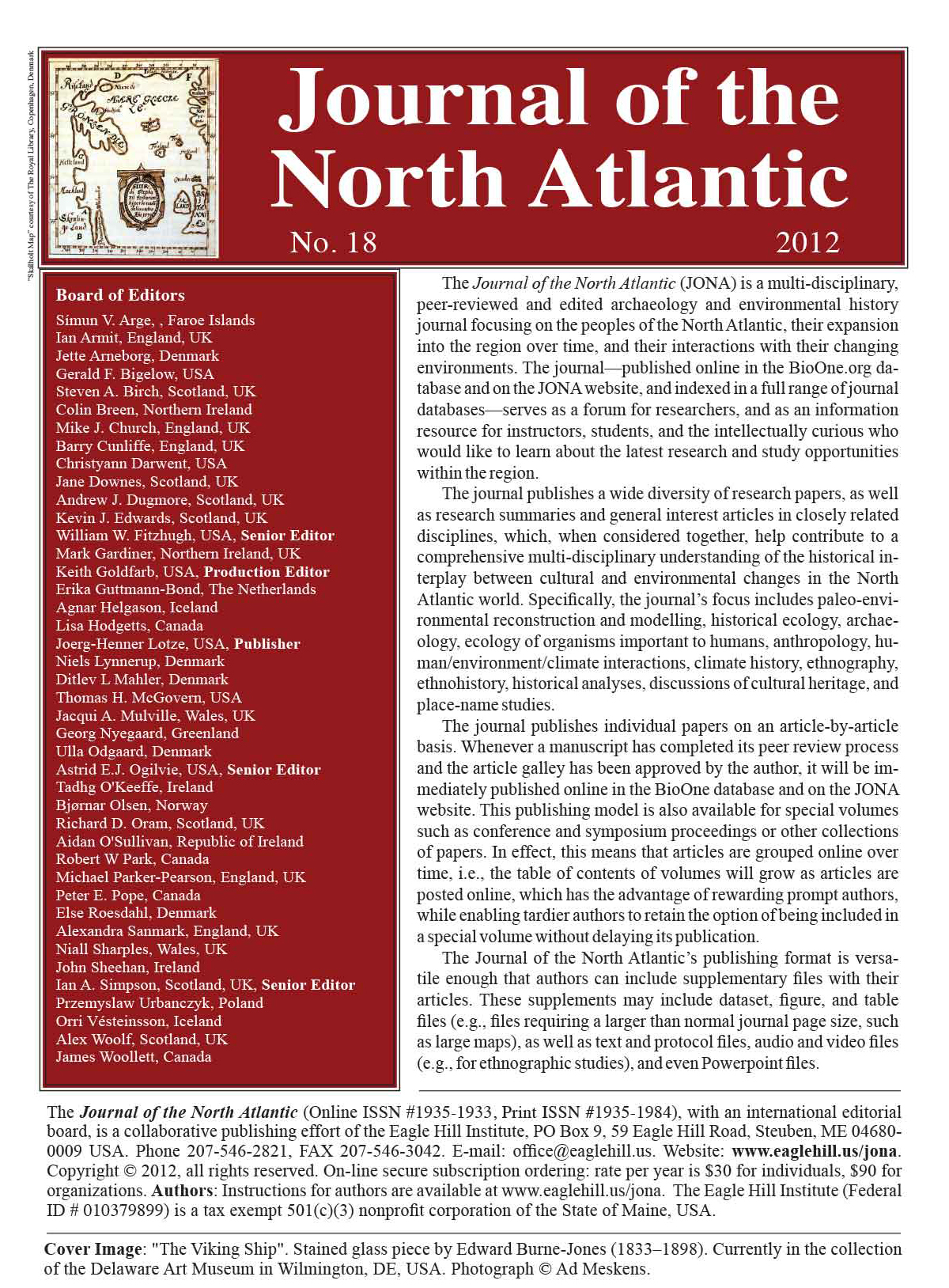 JONA Vol. 1 abstract page