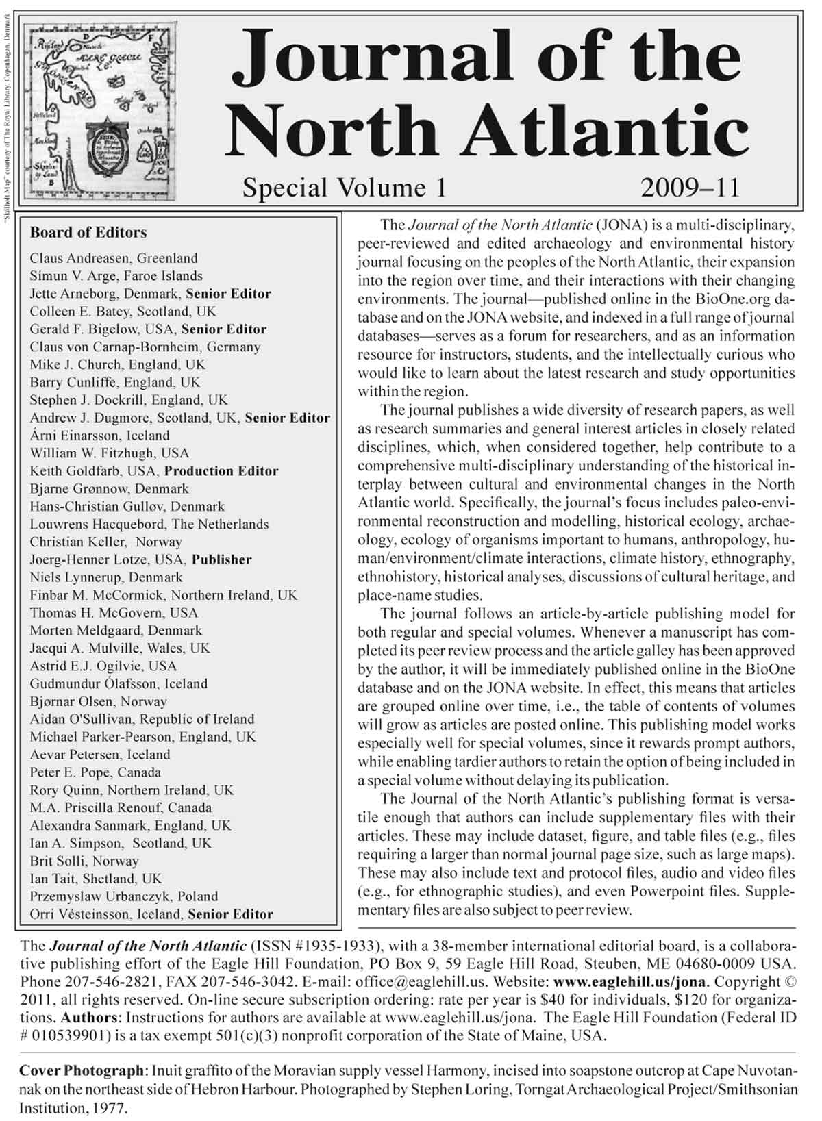 JONA Vol. 1 abstract page