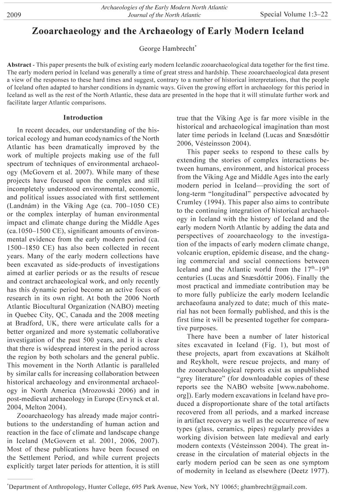 JONA Vol. 1 abstract page