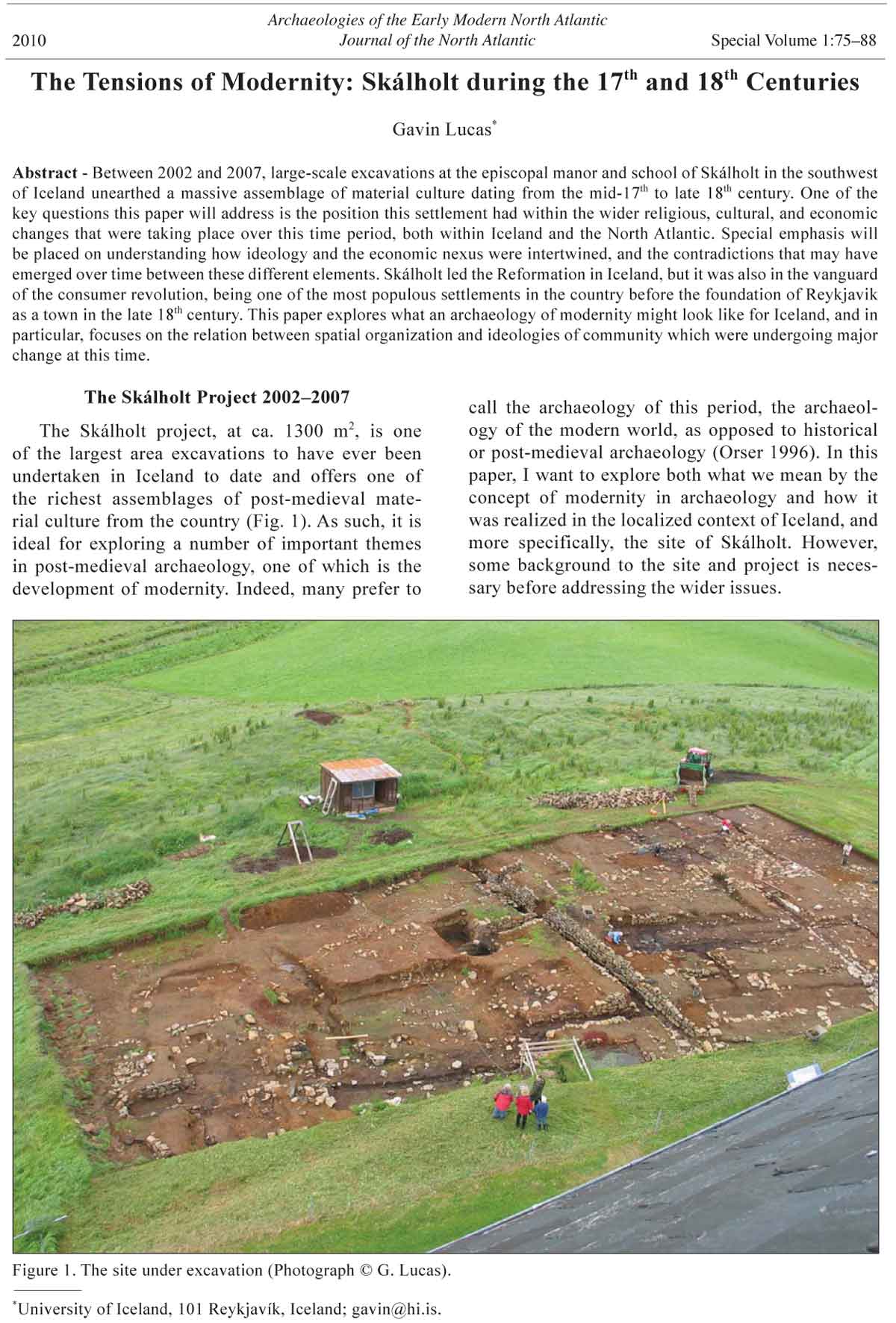 JONA Vol. 1 abstract page